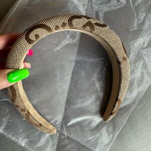 Brown Patterned Headband